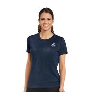 Bjork MC 140 Femme - Blue St Moritz - T-shirt - Fjork Merino
