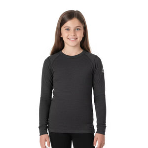 Top Enfant 210 - Grey Zinal - Baselayers - Fjork Merino