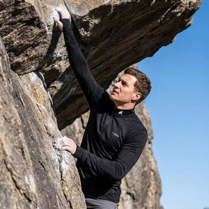 Finn Zip 210 Homme - Black Laax - Baselayers - Fjork Merino
