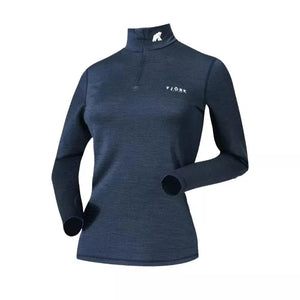 Bjork Zip 210 Femme - Blue St Moritz - Baselayers - Fjork Merino