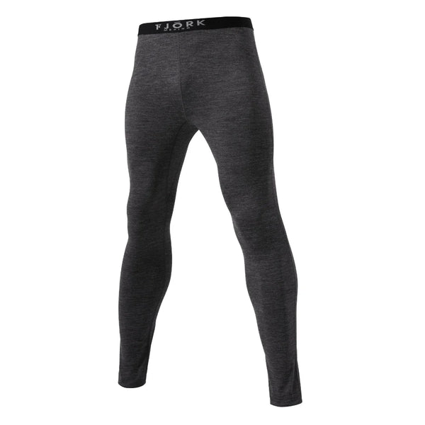 Legging Finn 210 Homme - Grey Zinal - Leggings - Fjork Merino