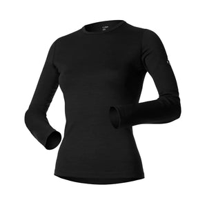 Bjork 210 Femme - Black Laax - Baselayers - Fjork Merino