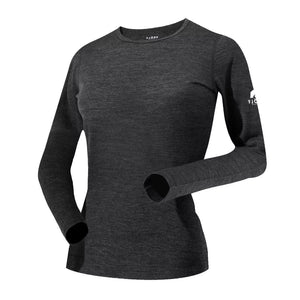 Bjork 210 Femme - Grey Zinal - Baselayers - Fjork Merino