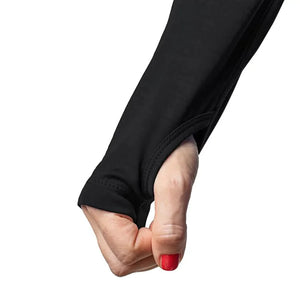 Bjork Zip 210 Femme - Black Laax - Baselayers - Fjork Merino