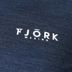 Bjork Zip 210 Femme - Blue St Moritz - Baselayers - Fjork Merino
