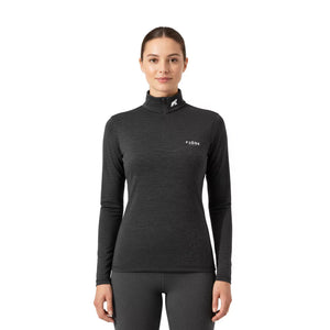 Bjork Zip 210 Femme - Grey Zinal - Baselayers - Fjork Merino