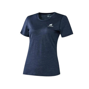 Bjork MC 140 Femme - Blue St Moritz - T-shirt - Fjork Merino