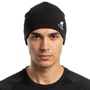 Bonnet Pollux - Black Laax - Bonnets - Fjork Merino