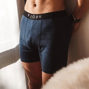 Boxers Strahlorn - Pack de 2 - Blue St Moritz - Sous - vêtements - Fjork Merino