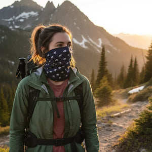 Cache cou réversible - Blue St Moritz - Accessoires - Fjork Merino