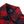 Chemise Trekking Merino Femme — coloris Rouge et bleu — Fjork Merino