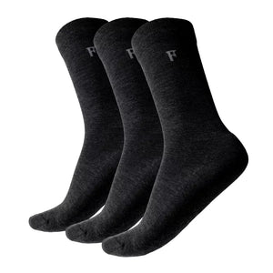 Chaussettes City - Pack de 3 paires - Black Laax - Chaussettes - Fjork Merino