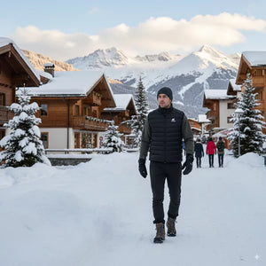 Doudoune sans manches Merino Nordend Homme - Black Laax - Vestes - Fjork Merino