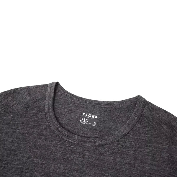 Finn 210 Homme - Grey Zinal - Baselayers - Fjork Merino