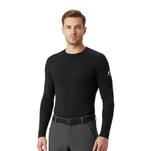 Finn ML 140 Homme — coloris Black Laax — laine mérinos — Fjork Merino