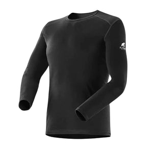 Finn ML 140 Homme — coloris Black Laax — laine mérinos — Fjork Merino