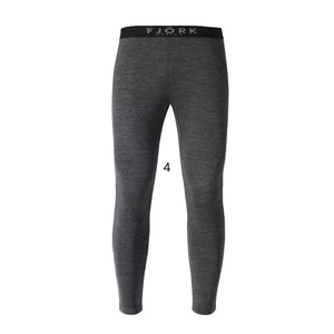 Legging Enfant 210 - Grey Zinal - Leggings - Fjork Merino