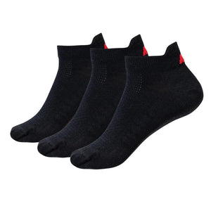 Chaussettes Low Cut - Pack de 3 paires - Black Laax - Chaussettes - Fjork Merino