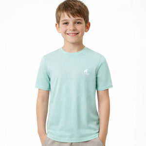 T-shirt MC 140 Enfants - Green Engelberg - T-shirt - Fjork Merino