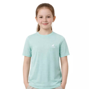 T-shirt MC 140 Enfants - Green Engelberg - T-shirt - Fjork Merino