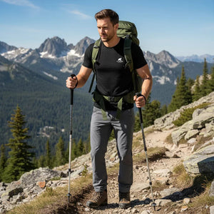 Finn MC 140 Homme - Black Laax - T-shirt - Fjork Merino