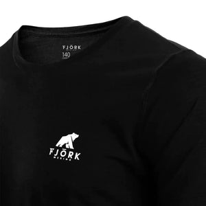 Finn MC 140 Homme - Black Laax - T-shirt - Fjork Merino