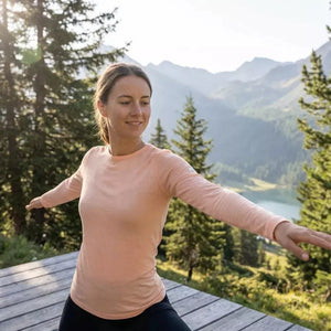 Bjork ML 140 Femme - Nude Scuol - Baselayers - Fjork Merino