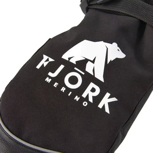 Moufles Merino Freeride — coloris Black Laax — Fjork Merino