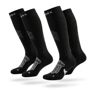 Chaussettes de compression - Pack de 2 paires - Chaussettes - Fjork Merino