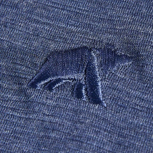 Polo Rigi Homme — coloris Blue St Moritz — laine mérinos — Fjork Merino