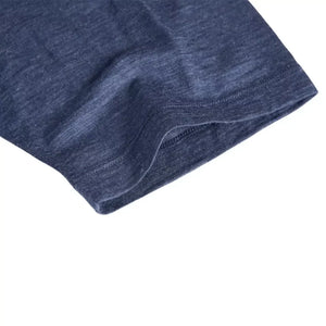 Polo Rigi Homme — coloris Blue St Moritz — laine mérinos — Fjork Merino