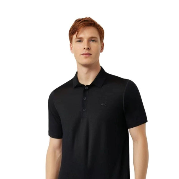 Polo Rigi Homme - Black Laax - Polo - Fjork Merino