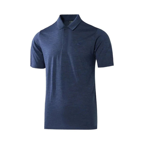 Polo Rigi Homme - Blue St Moritz - Polo - Fjork Merino