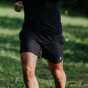 Short Running Homme - Black Laax - Shorts - Fjork Merino