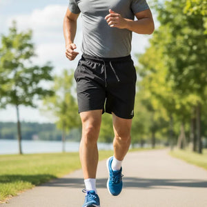 Short Running Homme - Black Laax - Shorts - Fjork Merino