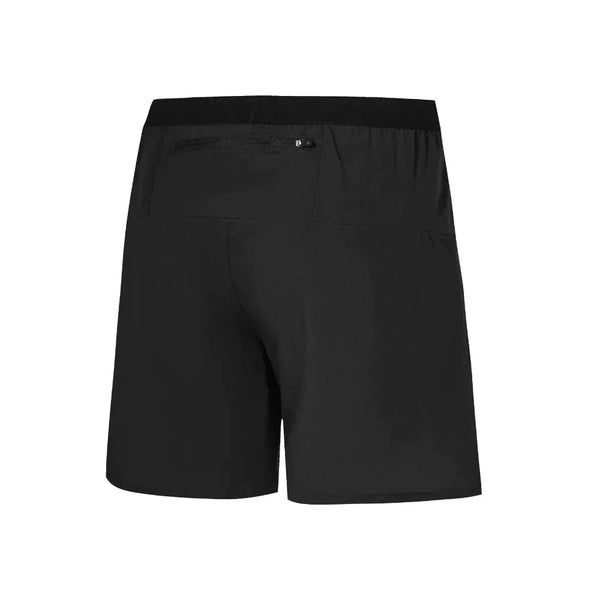 Short Running Homme - Black / Turquoise logo - Shorts - Fjork Merino