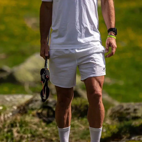 Short Running Homme - Polar White - Shorts - Fjork Merino