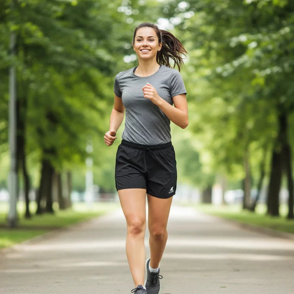 Short Running Femme - Black Laax - Shorts - Fjork Merino