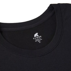 T-Shirt Haute Performance Homme – FJORKTec - Black / Turquoise logo - T-shirt - Fjork Merino