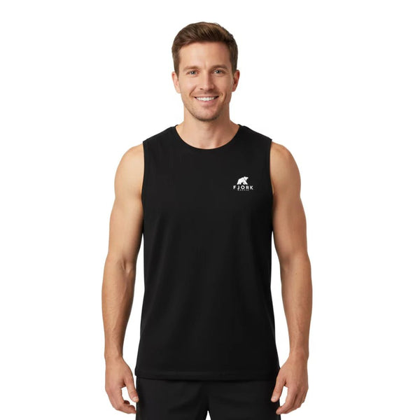 Débardeur Weisshorn Homme - Black Laax - Débardeur - Fjork Merino