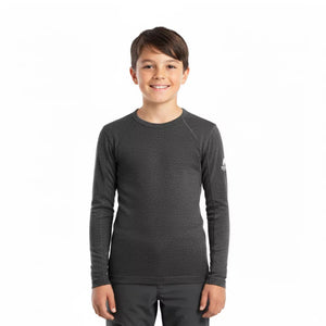 Top Enfant 210 - Grey Zinal - Baselayers - Fjork Merino