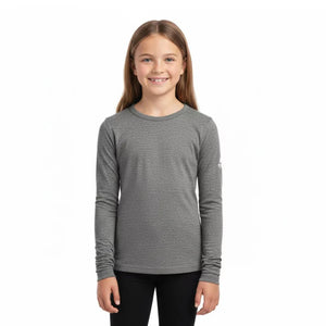 Top Enfant 210, coloris Grey Saas Fee, laine mérinos, Fjork Merino