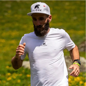 Casquette Trucker - White / Black logo - Accessoires - Fjork Merino