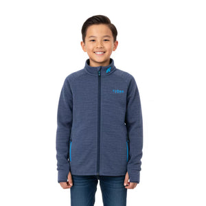 Veste Ultra 300 Merino Enfant — coloris Blue St Moritz — Fjork Merino