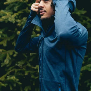 Veste Ultra 300 Homme - Blue St Moritz - Vestes - Fjork Merino