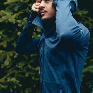 Veste Ultra 300 Homme - Blue St Moritz - Vestes - Fjork Merino